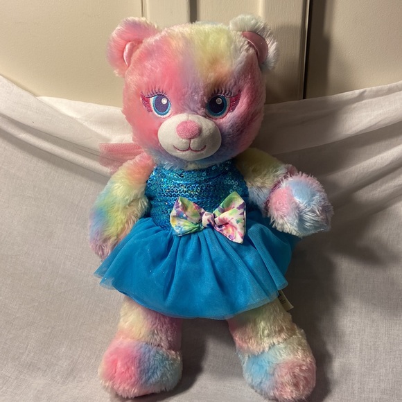 Build-A-Bear , PASTEL Bear Fairy Friend magic wand sound, - Picture 6 of 6
